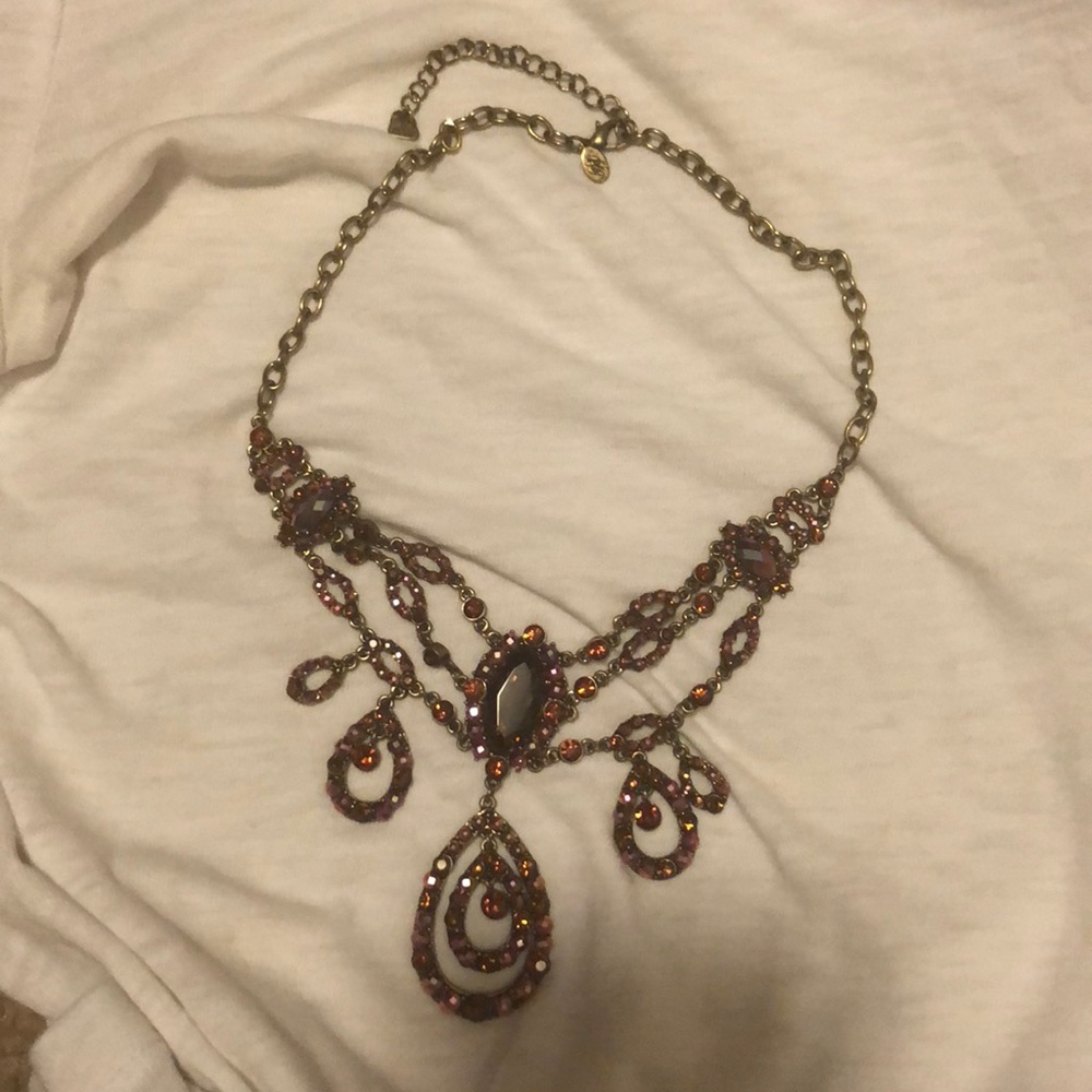 Kirks Folly Rose Crystal Necklace